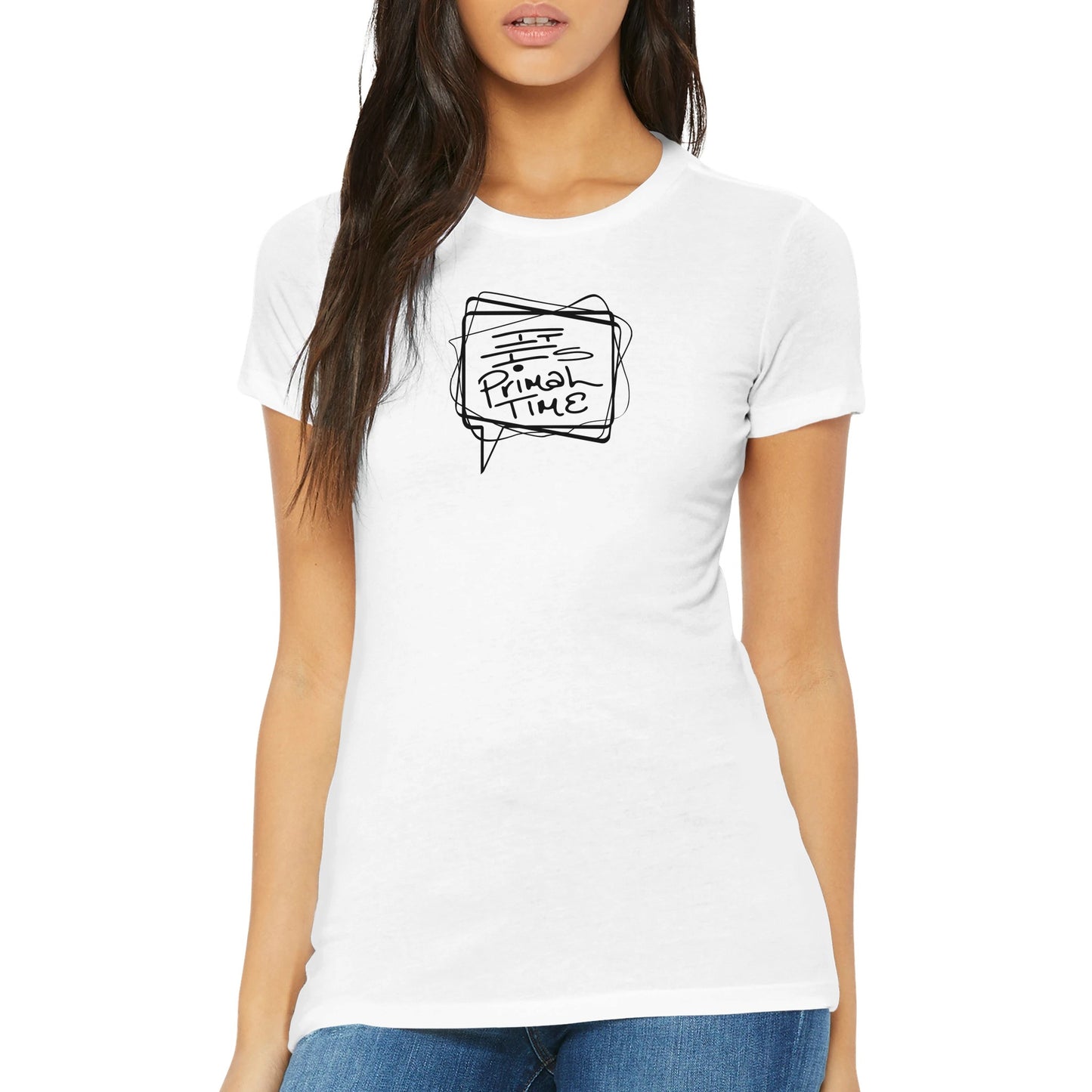 It is Primal Time White T-shirt