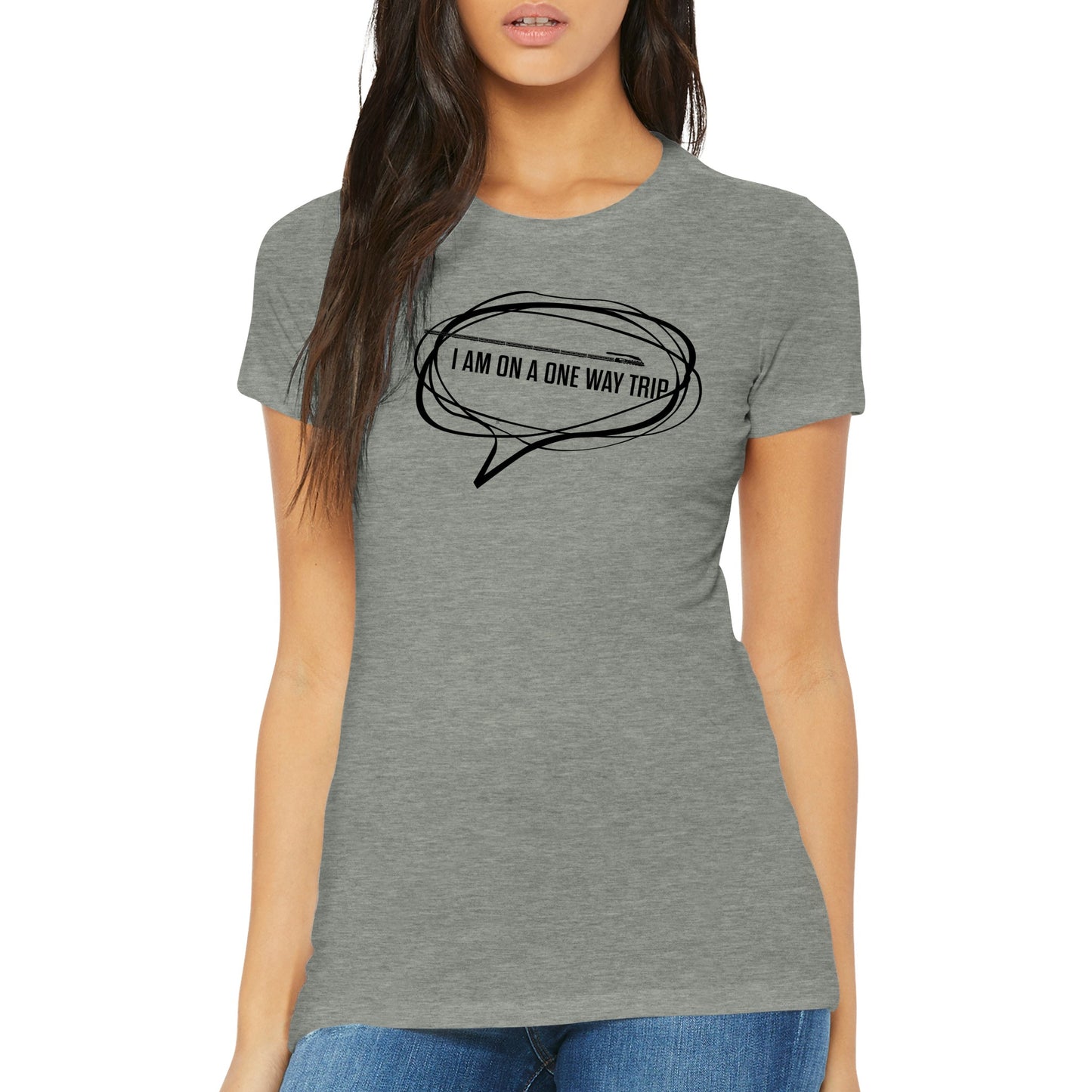 I Am On a One Way Trip White T-shirt