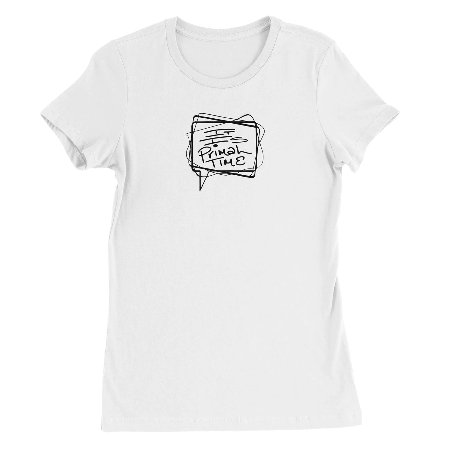 It is Primal Time White T-shirt
