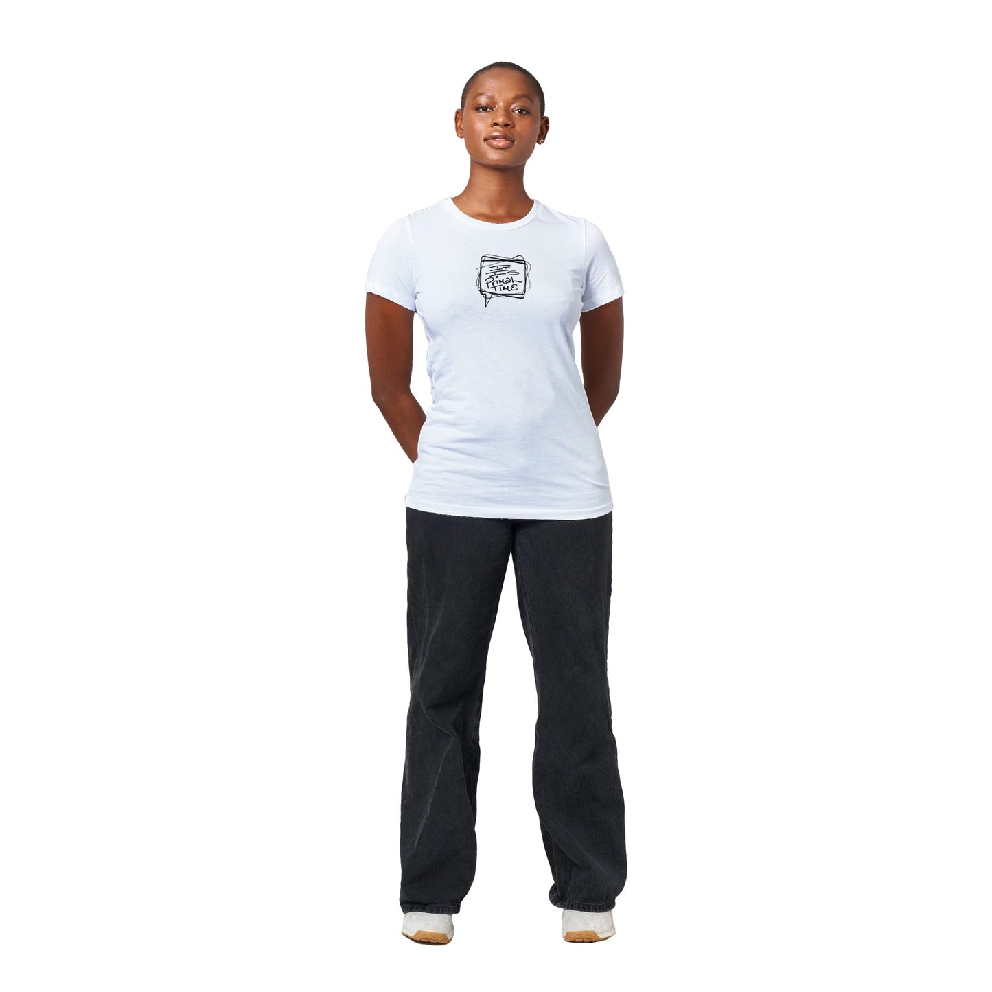 It is Primal Time White T-shirt