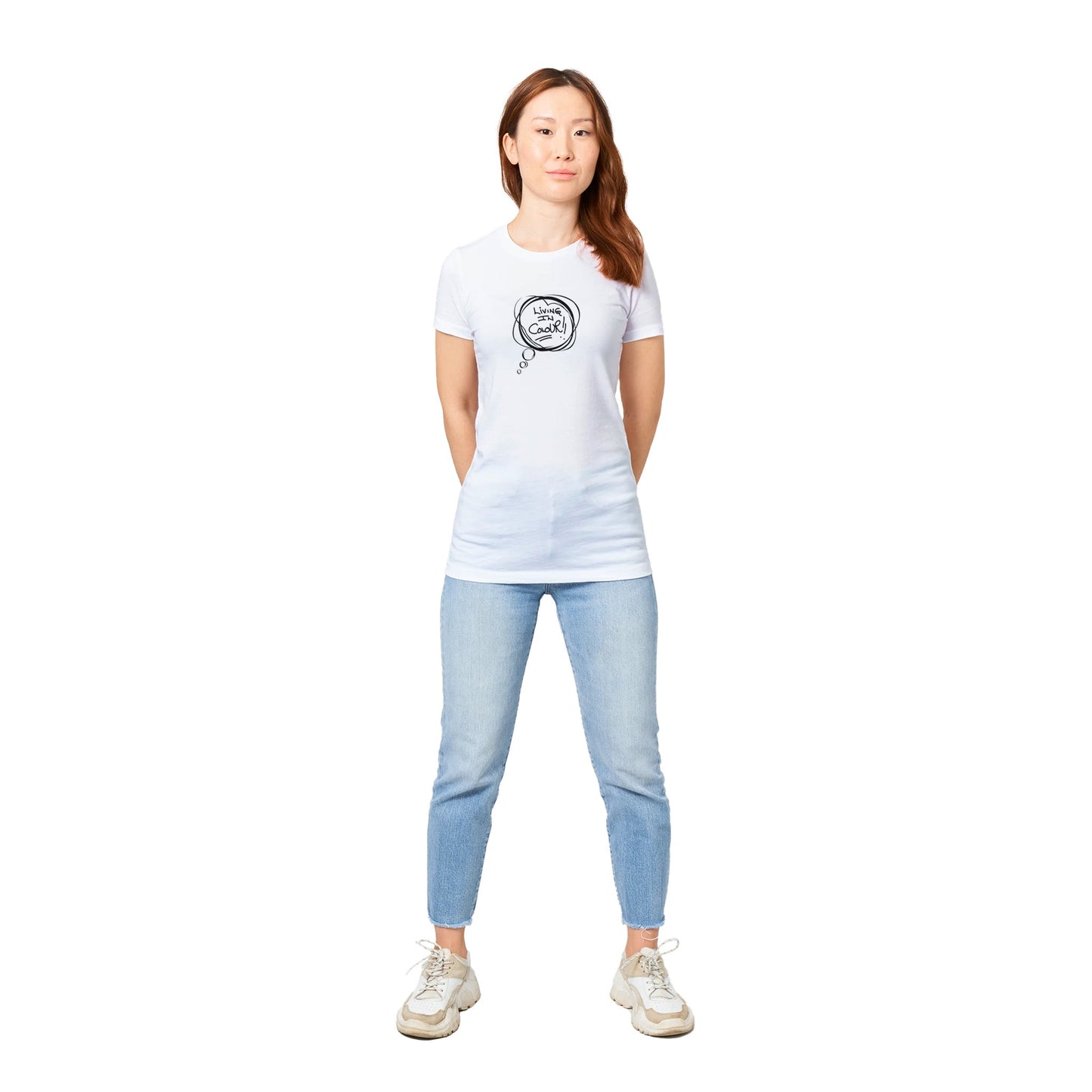 Living in Colour!! White T-shirt